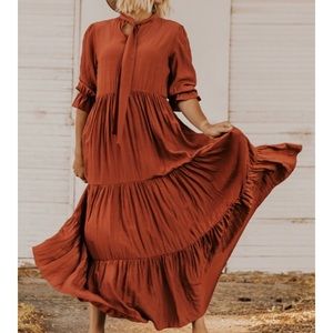 XS Burnt Orange Dress